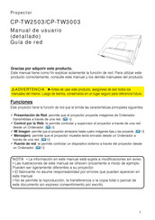 Hitachi CP-TW2503 Manual De Usuario