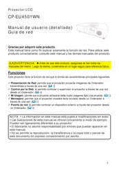 Hitachi CP-EU4501WN Manual De Usuario