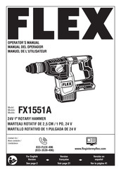 Flex FX1551A Manual Del Operador