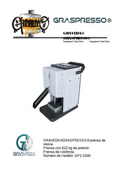 GRAVEDA GRASPRESSO GP2-1000 Manual Del Usuario