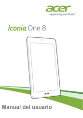 Acer Iconia One 8 Manual Del Usuario