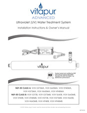 vitapur VUV-S375B Instrucciones De Instalación Y Manual Del Propietario