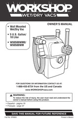 Workshop WS0500WM El Manual Del Propietario