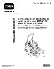 Toro 74863 Manual Del Operador