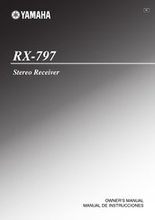 Yamaha RX-797 Manual De Instrucciones