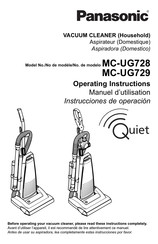 Panasonic MC-UG729 Instrucciones De Operación