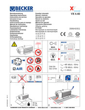 Becker VX 4.40 Instrucciones De Servicio