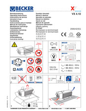 Becker VX 4.10 Manual De Instrucciones