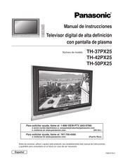 Panasonic TH-37PX25 Manual De Instrucciones