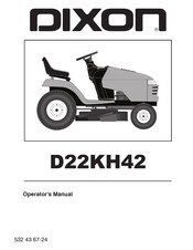 Dixon D22KH42 Manual Del Operador