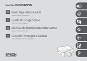 Epson Stylus Photo PX820FWD Manual De Funcionamiento Básico