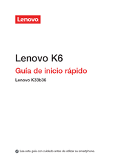 Lenovo K33b36 Guia De Inicio Rapido