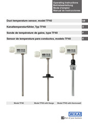WIKA TF40 Manual De Instrucciones