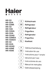 Haier HR-133/A Instrucciones De Uso