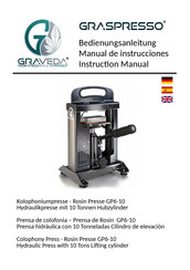 GRAVEDA GRASPRESSO GP6-10 Manual De Instrucciones