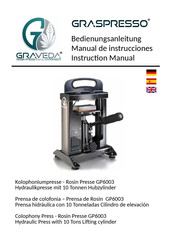 GRAVEDA GRASPRESSO GP6003 Manual De Instrucciones