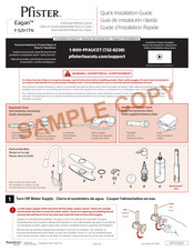 Pfister Eagan F-529-7TN Guía De Instalación Rápida
