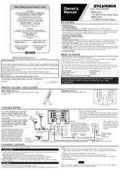 Sylvania SRTL313 El Manual Del Propietario