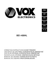 VOX electronics BE1-400HL Manual De Usuario