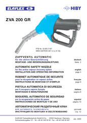 Elaflex HIBY ZVA 200 GR Instrucciones De Montaje Y De Uso