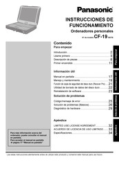 Panasonic CF-19G Instrucciones De Funcionamiento