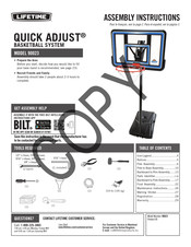 Lifetime 90023 Instrucciones De Instalación