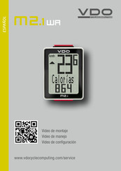 VDO Cyclecomputing M2.1 WR Manual De Instrucciones