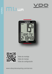 VDO Cyclecomputing M1.1 WR Manual De Instrucciones