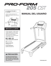 Pro-Form 205 CST Manual Del Usuario