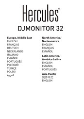 Hercules DJMONITOR 32 Manual De Instrucciones