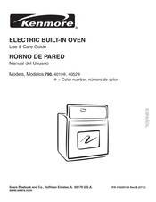 Sears Kenmore 790.4052 Serie Manual Del Usuario