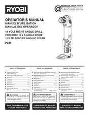 Ryobi P241 Manual Del Operador