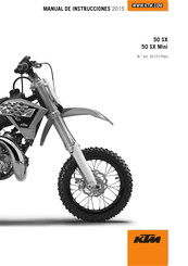 KTM 50 SX 2015 Manual De Instrucciones