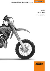 KTM 50 SX Mini 2014 Manual De Instrucciones