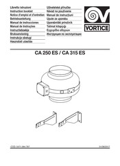 Vortice CA 315 ES Manual De Instrucciones