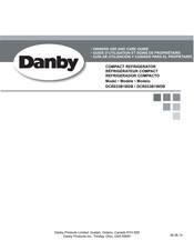 Danby DCR033B1WDB Guía De Utilización Y Cuidado Para El Propietario