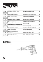 Makita DJR360 Manual De Instrucciones