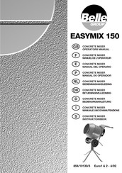 Belle Group EASYMIX 150 Manual Del Operario