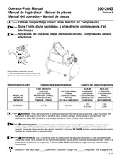 Powermate DP0000201 Manual Del Operador