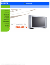 Philips BDL4221V Manual De Instrucciones