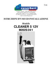 Reverberi CLEANER 5 Instrucciones De Uso E Instalación