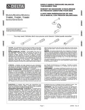 Delta T14091 Serie Manual De Instrucciones