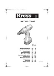 KRESS MAX 120 COLOR Instrucciones De Servicio