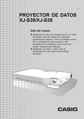 Casio XJ-S30 Guia Del Usuario