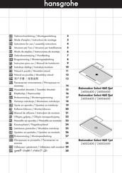 Hansgrohe Rainmaker Select 460 2jet 24004600 Instrucciones De Montaje