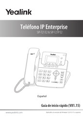 Yealink SIP-T21 E2 Guia De Inicio Rapido