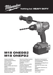 Milwaukee M18 ONEDD2 Manual De Usario