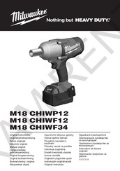 Milwaukee M18 CHIWF12 Manual Original