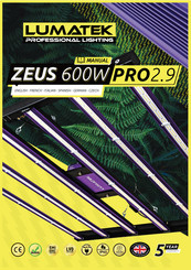 Lumatek ZEUS PRO 2.9 Manual Del Usuario