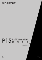 Gigabyte P15 Manual Del Usario